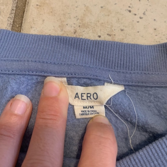 Aero New York City Athletics Blue Sweatshirt Size M - Picture 2 of 6